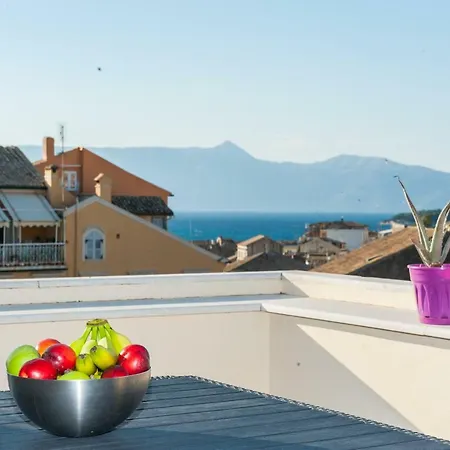 Corfu Overview Penthouse Apartment Exterior photo