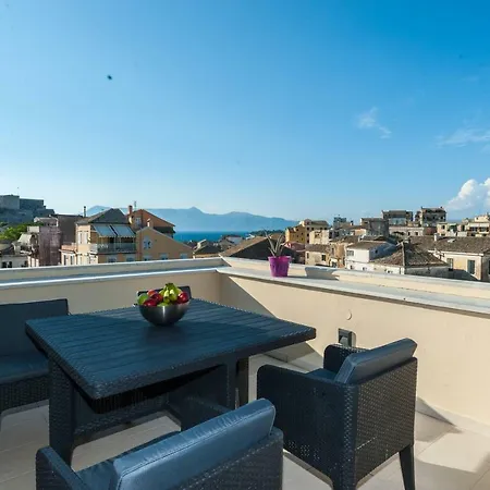 Corfu Overview Penthouse Apartment Exterior photo